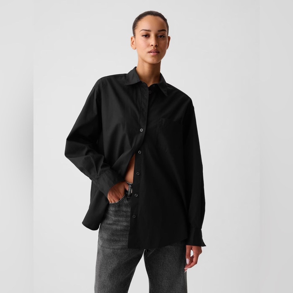 Organic Cotton Poplin Big Shirt